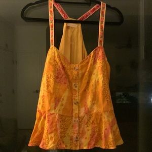 Pilcro from anthro summer blouse